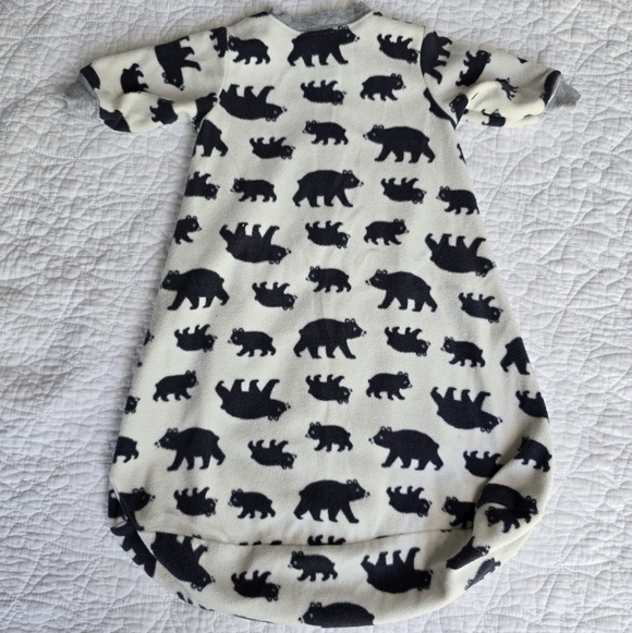 Carter's Fleece 0-3 Month Bear Sleep Sack - Picture 7 of 8